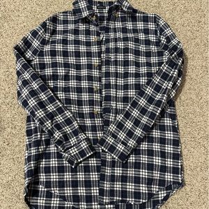 Brandy Melville Navy Blue Flannel